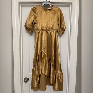 Joyfolie Gold Formal Kids Dress